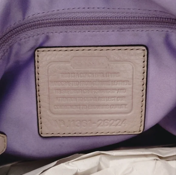 COACH Madison Phoebe Pebbled Leather Shoulder Bag - Picture 13 of 13